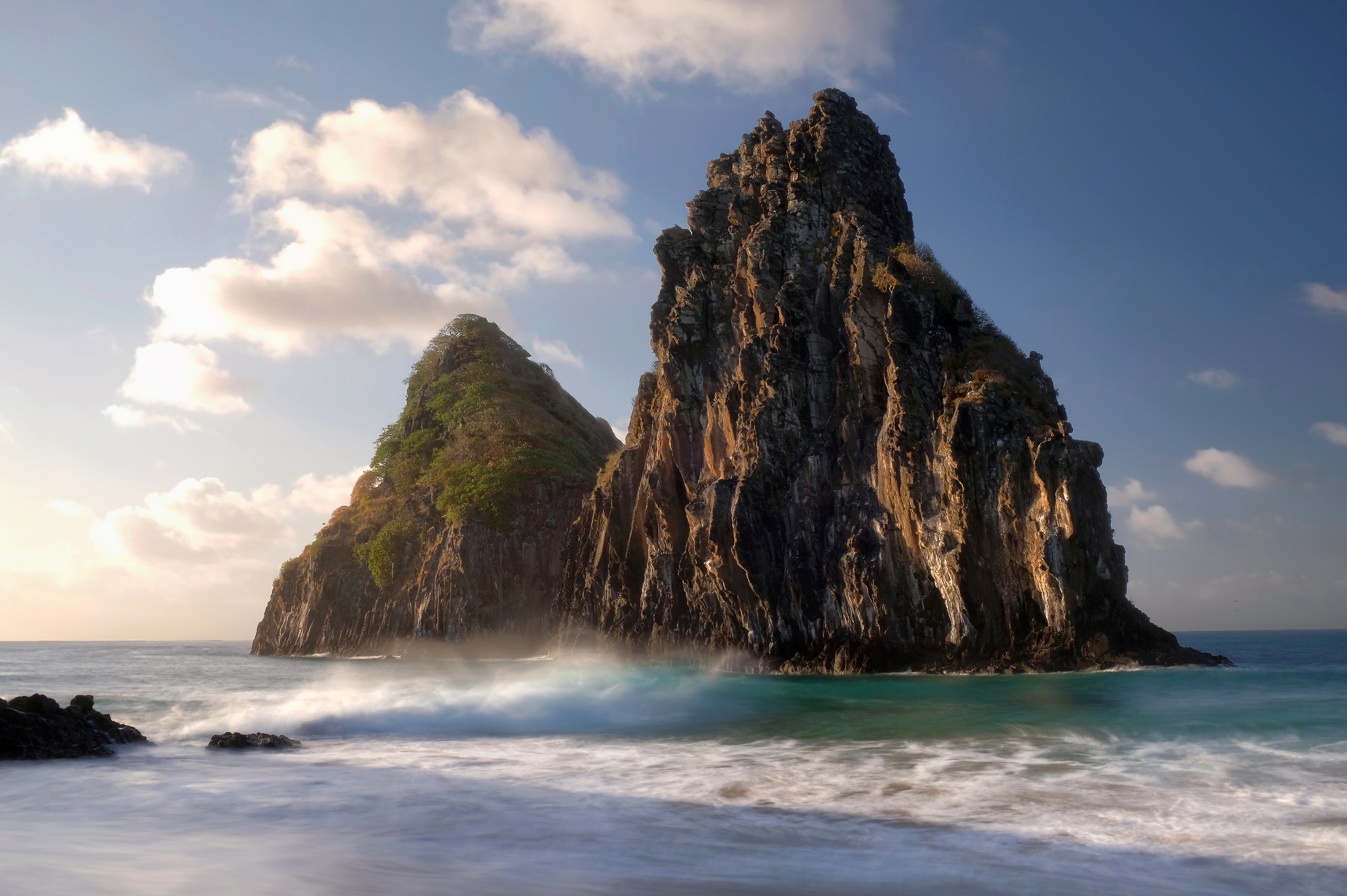 Breathtaking view of the famous Fernando de Noronha islands in Brazil